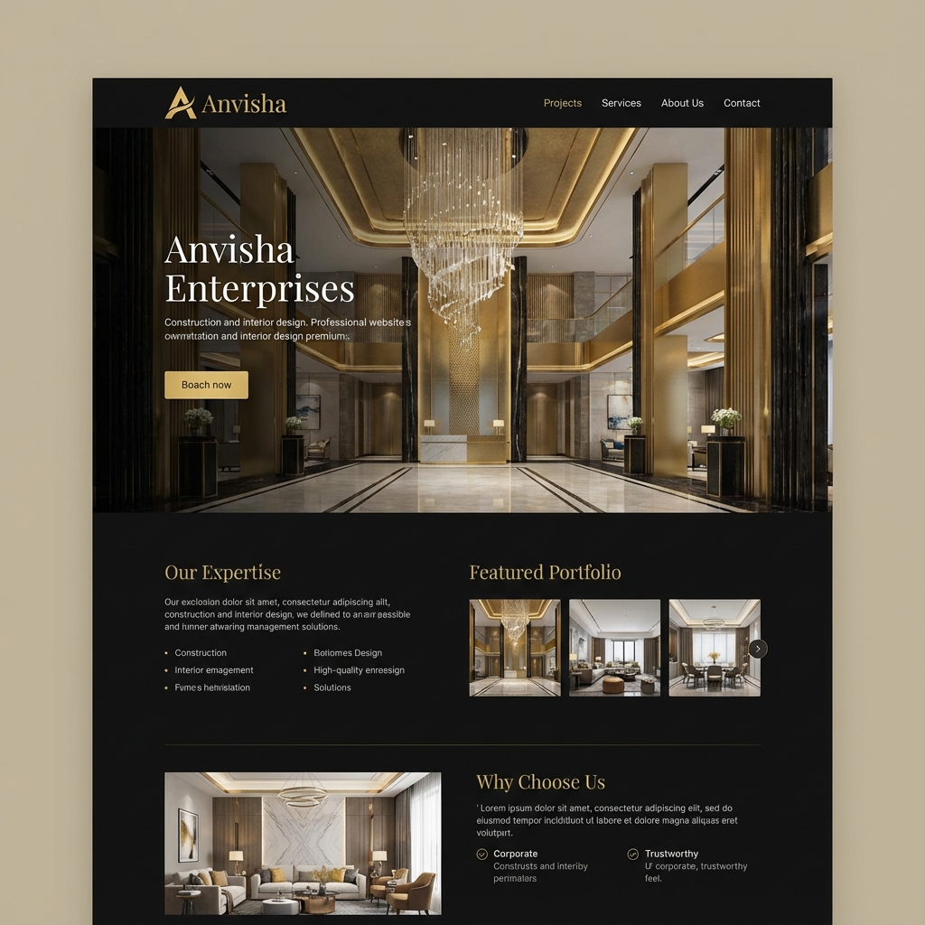 Anvisha Enterprises — Business Website